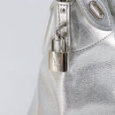 LOUIS VUITTON Suhari Lockit PM Hand Bag Silver M95541 LV Auth 207778V-24