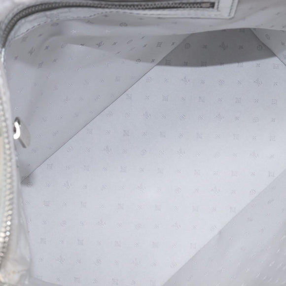 LOUIS VUITTON Suhari Lockit PM Hand Bag Silver M95541 LV Auth 207778V