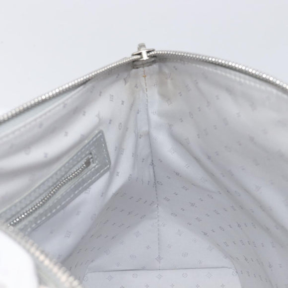 LOUIS VUITTON Suhari Lockit PM Hand Bag Silver M95541 LV Auth 207778V