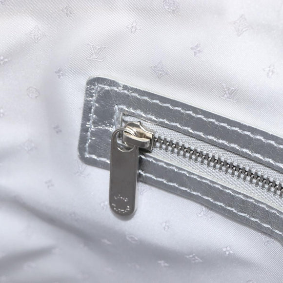 LOUIS VUITTON Suhari Lockit PM Hand Bag Silver M95541 LV Auth 207778V