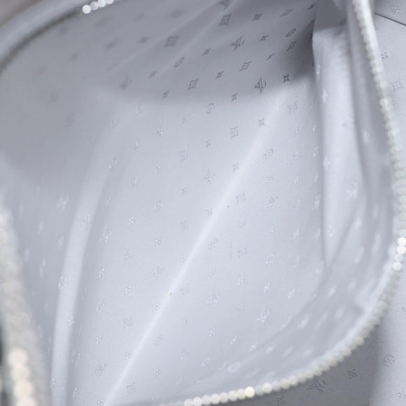LOUIS VUITTON Suhari Lockit PM Hand Bag Silver M95541 LV Auth 207778V