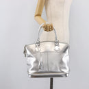 LOUIS VUITTON Suhari Lockit PM Hand Bag Silver M95541 LV Auth 207778V-30