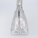 LOUIS VUITTON Suhari Lockit PM Hand Bag Silver M95541 LV Auth 207778V-3