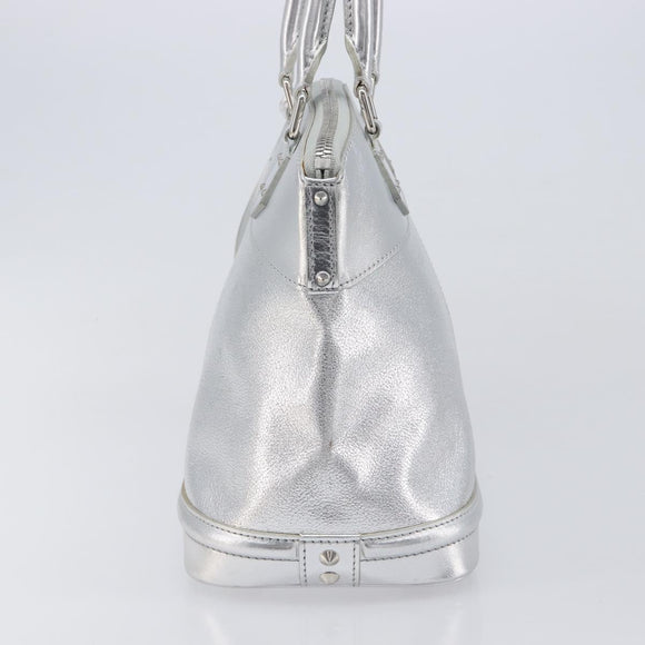LOUIS VUITTON Suhari Lockit PM Hand Bag Silver M95541 LV Auth 207778V