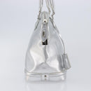 LOUIS VUITTON Suhari Lockit PM Hand Bag Silver M95541 LV Auth 207778V-4