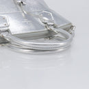 LOUIS VUITTON Suhari Lockit PM Hand Bag Silver M95541 LV Auth 207778V-7