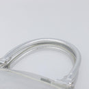 LOUIS VUITTON Suhari Lockit PM Hand Bag Silver M95541 LV Auth 207778V-14