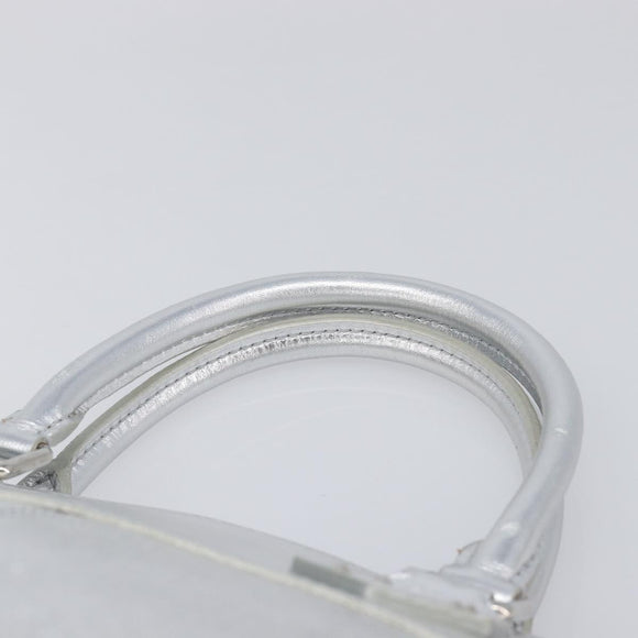 LOUIS VUITTON Suhari Lockit PM Hand Bag Silver M95541 LV Auth 207778V