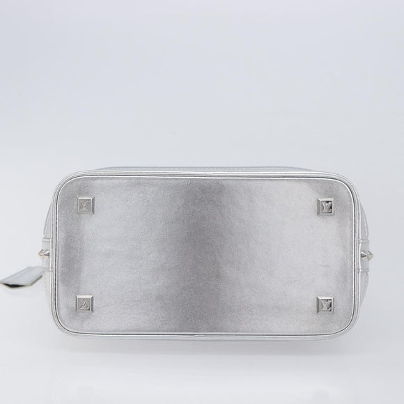 LOUIS VUITTON Suhari Lockit PM Hand Bag Silver M95541 LV Auth 207778V
