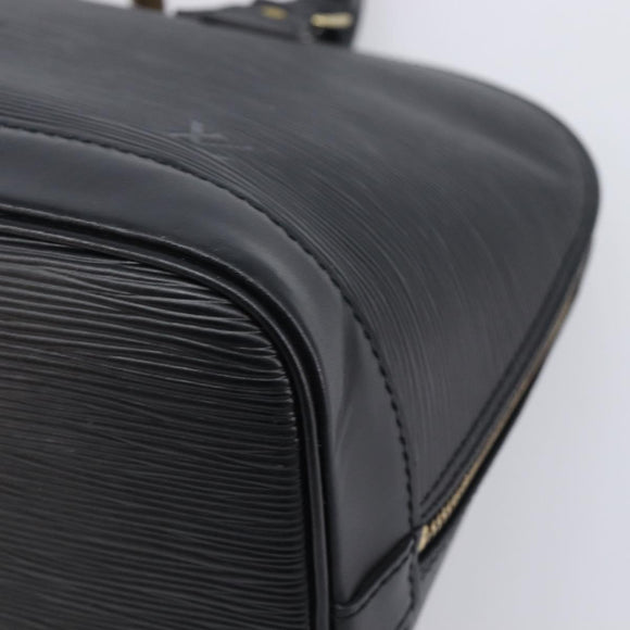 LOUIS VUITTON Epi Alma Hand Bag Noir Black M52142 LV Auth 207780V