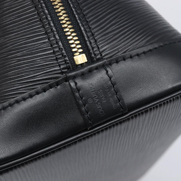 LOUIS VUITTON Epi Alma Hand Bag Noir Black M52142 LV Auth 207780V