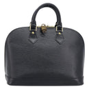 LOUIS VUITTON Epi Alma Hand Bag Noir Black M52142 LV Auth 207780V-2