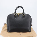 LOUIS VUITTON Epi Alma Hand Bag Noir Black M52142 LV Auth 207780V-24