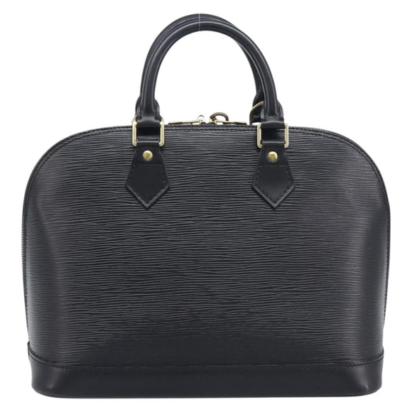 LOUIS VUITTON Epi Alma Hand Bag Noir Black M52142 LV Auth 207780V