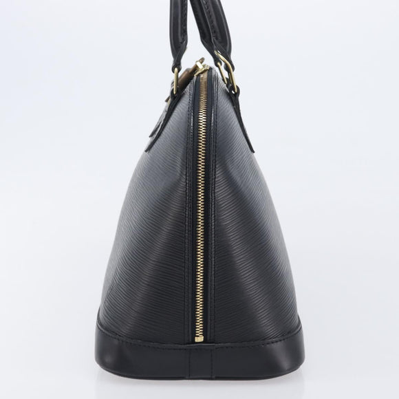 LOUIS VUITTON Epi Alma Hand Bag Noir Black M52142 LV Auth 207780V