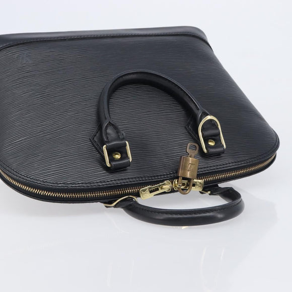 LOUIS VUITTON Epi Alma Hand Bag Noir Black M52142 LV Auth 207780V