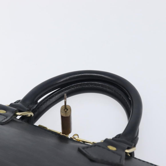 LOUIS VUITTON Epi Alma Hand Bag Noir Black M52142 LV Auth 207780V