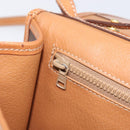 CELINE Macadam Shoulder Bag PVC Brown Gold Tone Auth 207782-22