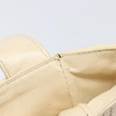 Bottega Veneta INTRECCIATO Tote Bag Leather Ivory Gold Tone Auth 207783A-10
