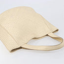 Bottega Veneta INTRECCIATO Tote Bag Leather Ivory Gold Tone Auth 207783A-6
