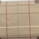 Burberrys Nova Check Boston Bag Canvas Beige Gold Tone Auth 207785-18