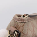 GUCCI GG Supreme Hand Bag PVC 2way Pink Gold Tone 353439 Auth 207789-16
