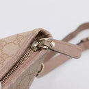 GUCCI GG Supreme Hand Bag PVC 2way Pink Gold Tone 353439 Auth 207789-21