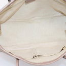 GUCCI GG Supreme Hand Bag PVC 2way Pink Gold Tone 353439 Auth 207789-11