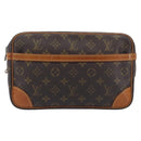 LOUIS VUITTON Monogram Compiegne 28 Clutch Bag M51845 LV Auth 207790-2