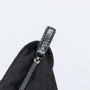 FENDI Zucca Canvas Tote Bag Black Silver Auth 207792-16