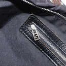 FENDI Zucca Canvas Tote Bag Black Silver Auth 207792-22