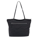 FENDI Zucca Canvas Tote Bag Black Silver Auth 207792-3