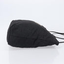 FENDI Zucca Canvas Tote Bag Black Silver Auth 207792-4