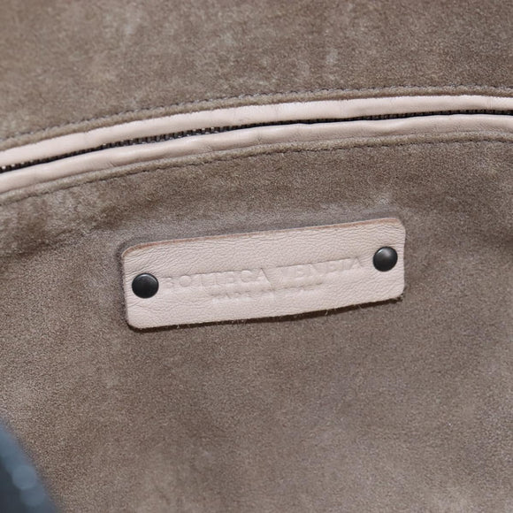 Bottega Veneta INTRECCIATO Tote Bag Leather Beige Auth 207793V