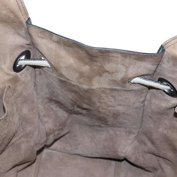 Bottega Veneta INTRECCIATO Tote Bag Leather Beige Auth 207793V