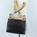 Bottega Veneta INTRECCIATO Tote Bag Leather Beige Auth 207793V-26