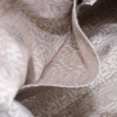 Salvatore Ferragamo Gancini Tote Bag Nylon Beige Silver Auth 207794A-26