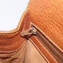 LOEWE Shoulder Bag Leather Brown Gold Tone Auth 207796A-26