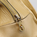 LOEWE Amazona 32 Hand Bag Leather Gold Auth 207798A-18