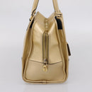 LOEWE Amazona 32 Hand Bag Leather Gold Auth 207798A-4