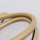 LOEWE Amazona 32 Hand Bag Leather Gold Auth 207798A-9