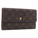 LOUIS VUITTON Monogram Portefeuille International Long Wallet M61217 Auth 207799-1