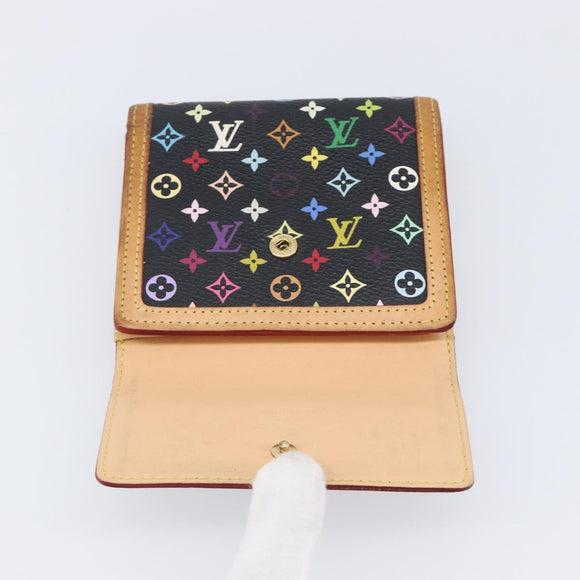LOUIS VUITTON Multicolor Porte Monnaie Bier Cartes Credit M92984 Auth 207800