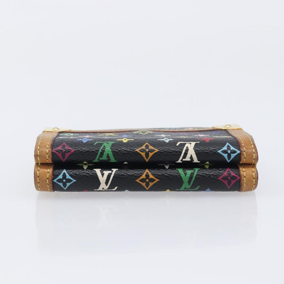 LOUIS VUITTON Multicolor Porte Monnaie Bier Cartes Credit M92984 Auth 207800