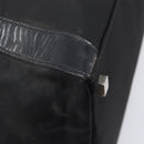 GUCCI Tote Bag Nylon Black Silver Auth 207801-15