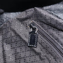 GUCCI Tote Bag Nylon Black Silver Auth 207801-22
