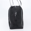 GUCCI Tote Bag Nylon Black Silver Auth 207801-4