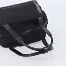 GUCCI Tote Bag Nylon Black Silver Auth 207801-7