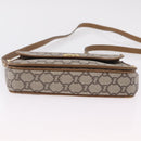 GUCCI GG Plus Supreme Shoulder Bag PVC Beige Gold Auth 207802-12