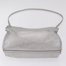 GIVENCHY Pandora Mini Shoulder Bag Leather Silver Auth 207804-12